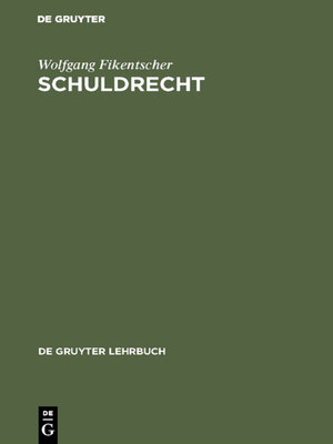 cover image of Schuldrecht
